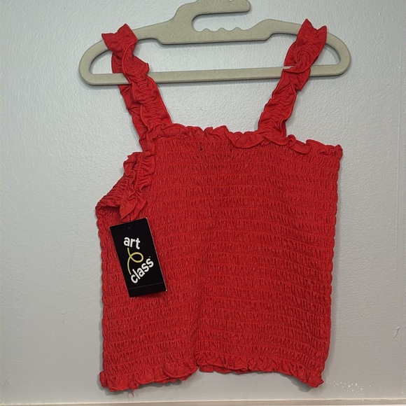 5 for $20! Art Class Red Tank Size M 7/8 - Picture 2 of 5